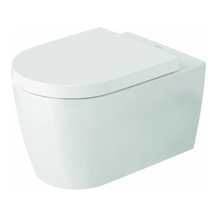 Duravit ME by Starck Унитаз подвесной с ОБОДКОМ, вкл. крепление Durafix, 4,5 л., 37х57см., цвет: белый
