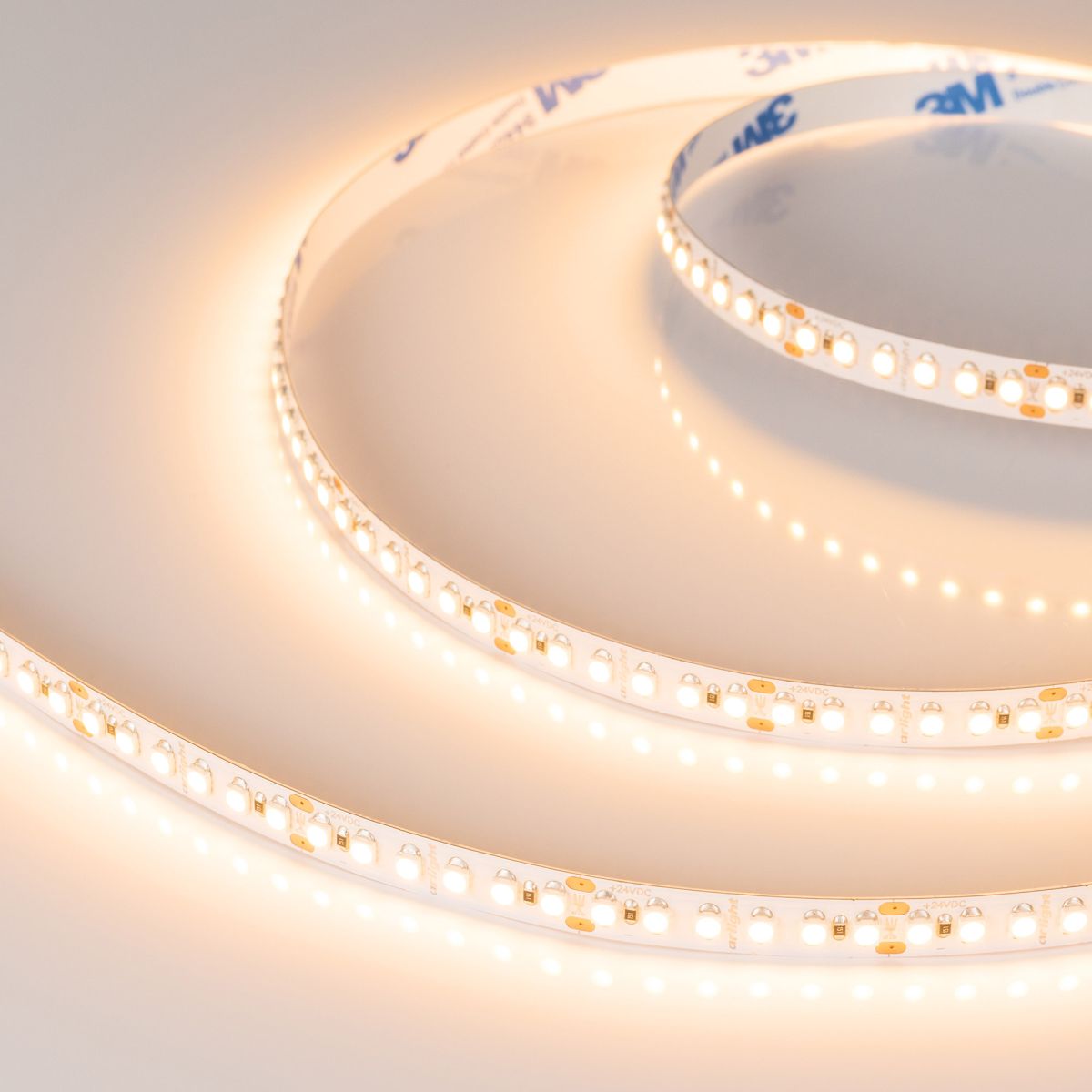 Светодиодная лента Arlight UL-A180-8mm 24V Warm2700 (14.4 W/m, IP20, 5m) 017419(2)