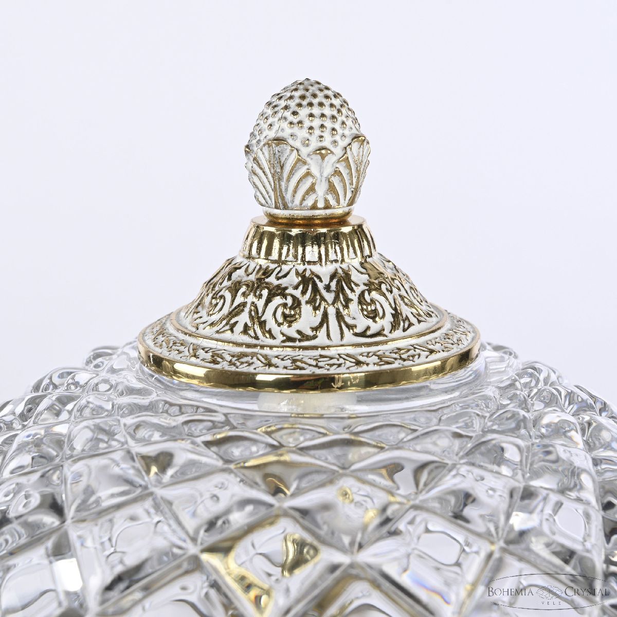 Настольная лампа Bohemia Ivele Crystal 5680L/20 GW Clear/M-1F