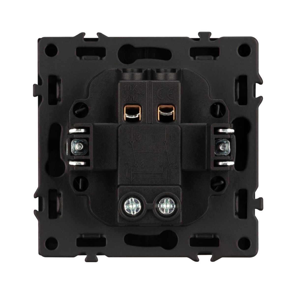 Выключатель перекрёстный 1 кл софт-тач серый базальт Arlight SWT-MKX1-SFPL-GR (250V, 10A) 054251(1)
