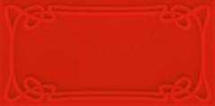 ETRURIA DESIGN ART DECO Vector Frame E Red