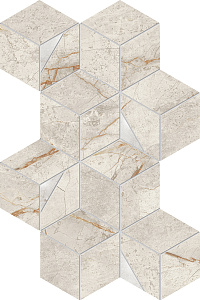 ATLAS CONCORDE MARVEL DIVA White Everest Mosaico Hex Lappato