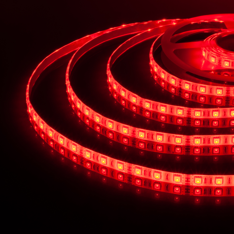 Светодиодная лента Elektrostandard 12V 14,4W 60Led 5050 IP65 RGB, 5м 4690389082139 a034876