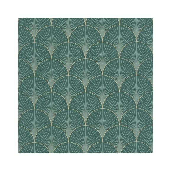 Обои Caselio 105267129 Prosperity Vert emeraude dore