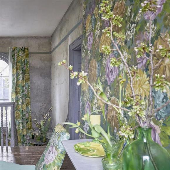 Панно Designers Guild PDG1170/01 Fleurs D Artistes Vintage Green