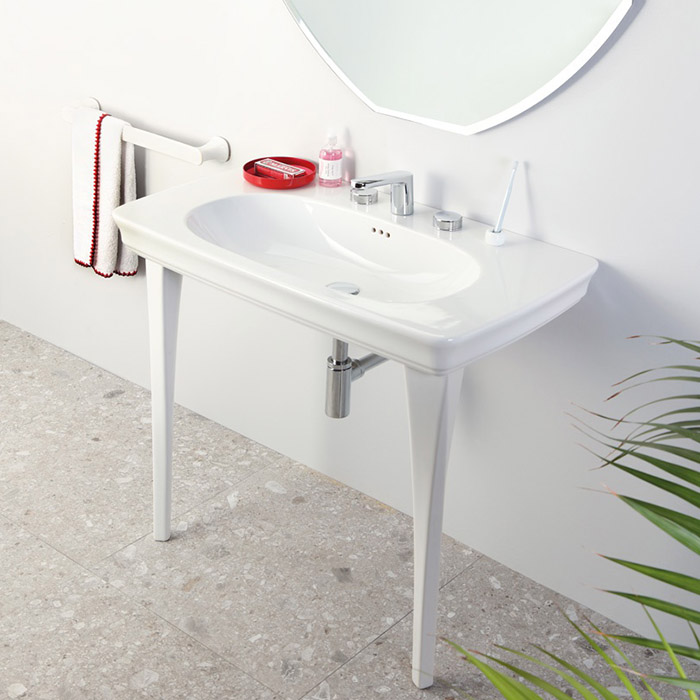 Artceram CIVITAS Раковина 90x50 см, 1 отв., цвет: белый