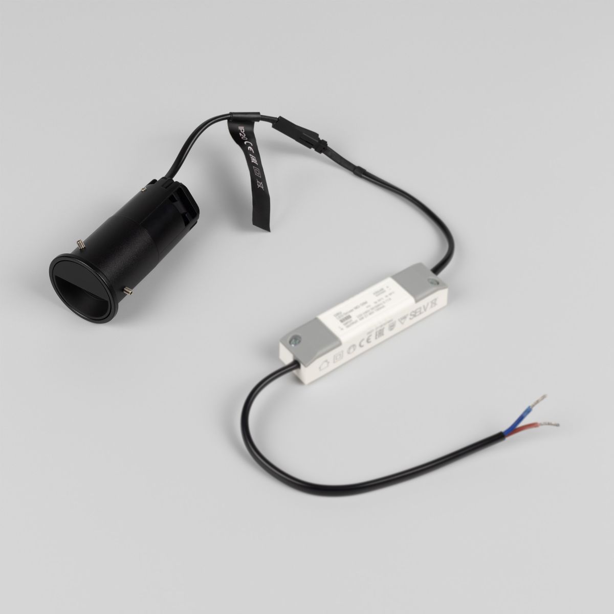 Встраиваемый светильник Arlight DL-VEILA-R39-6W Warm3000 (Черный RAL9005, A44x46 deg, 230V) (IP20 Металл) 065562