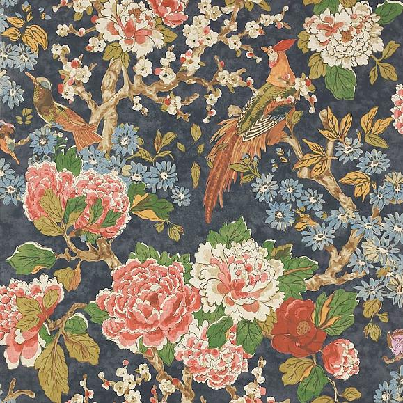 Обои Colefax and Fowler W7003-01 Jardine Navy