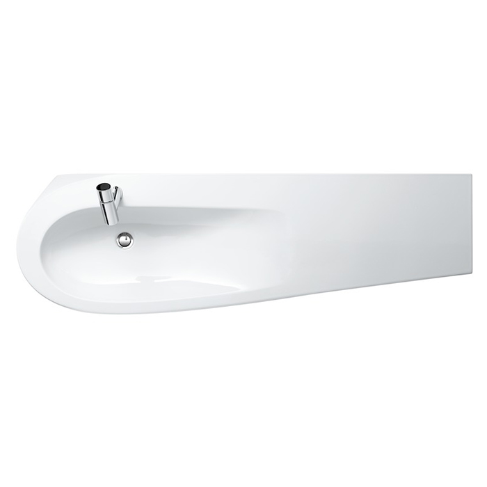 Laufen Alessi One Раковина 160х50х16.5 см, 1 отв., покрытие LCC, цвет: белый