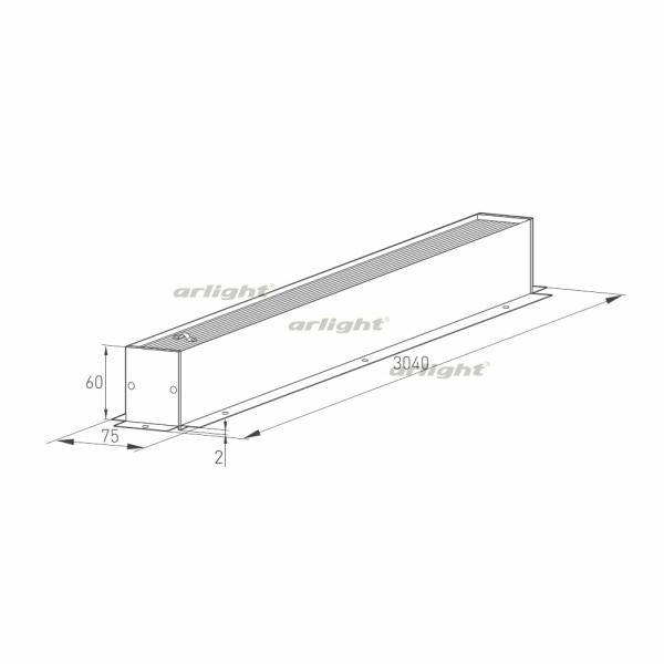 Шинопровод Arlight MAG-TRACK-4560-F 028062(1)