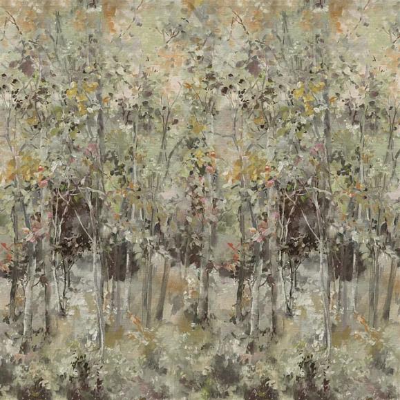 Панно Designers Guild PDG1185/01 Bois De Bouleau Grasscloth Scene 1 Sepia