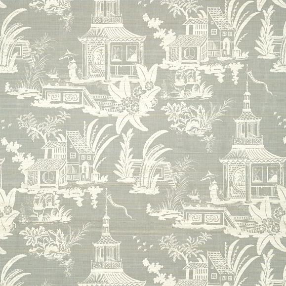 Обои Thibaut T13652 Empress Court Grey