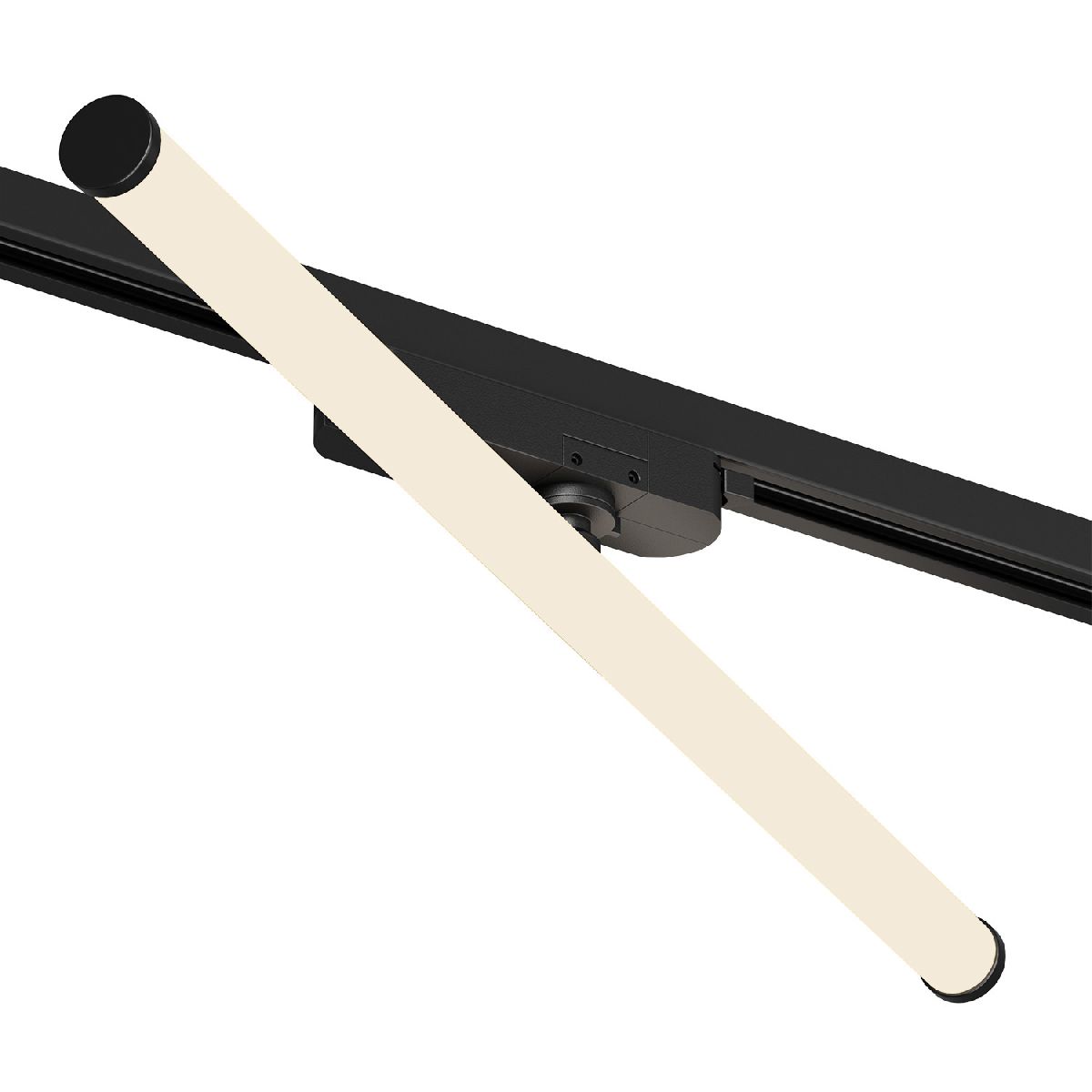 Трековый однофазный светильник Denkirs Strom DK6638-BK