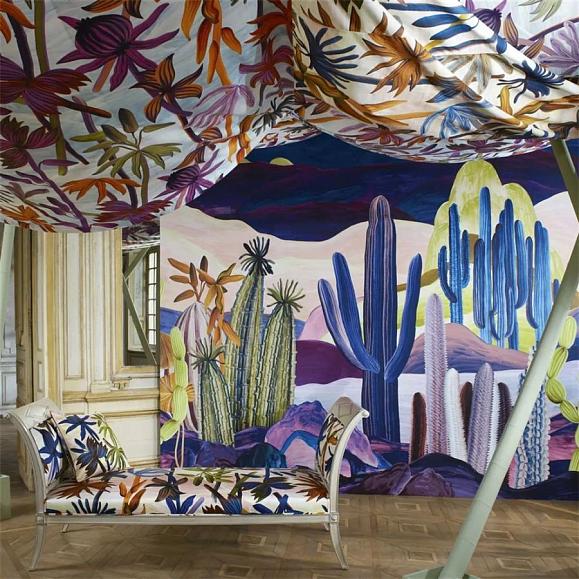 Панно Christian Lacroix PCL7046/01 Lanzarote Garden Indigo