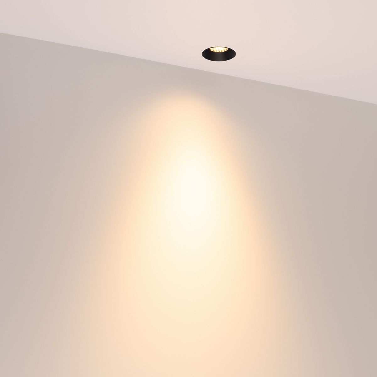 Светильник безрамочный Arlight DL-INTRAL-R39-6W Warm3000 (Черный RAL9005, 36 deg, 230V) (IP20 Металл) 064938