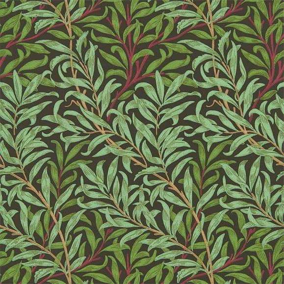 Обои Morris 216950 Willow Bough Bitter Chocolate