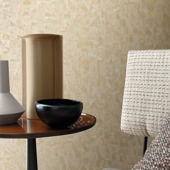 Обои Casamance 74400956 Tiznit Blanc/doré