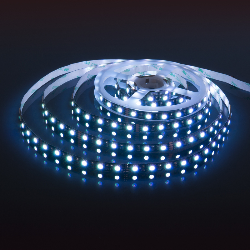 Светодиодная лента Elektrostandard 24V 14,4W 60Led 5050 IP20 RGB, Black, 5м 4690389172137