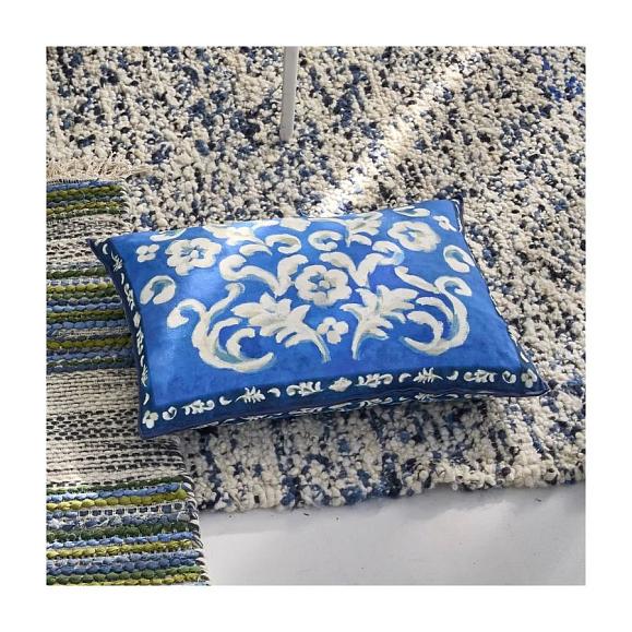 Подушка CCDG1496, Isolotto, Cobalt, Designers Guild 60 x 45см