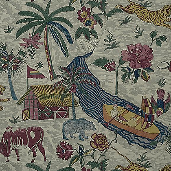 Обои Thibaut T10234 Tiger Reserve Jewel