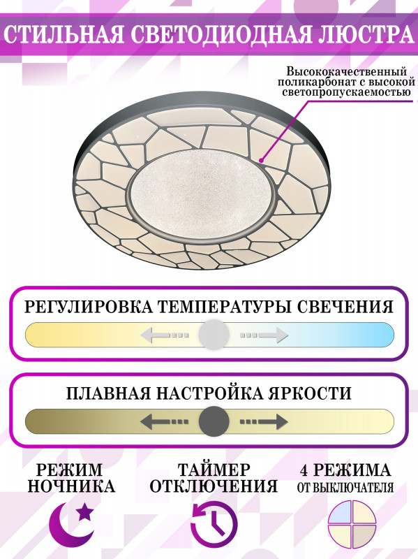 Потолочный светильник Natali Kovaltseva LED LAMPS 81107