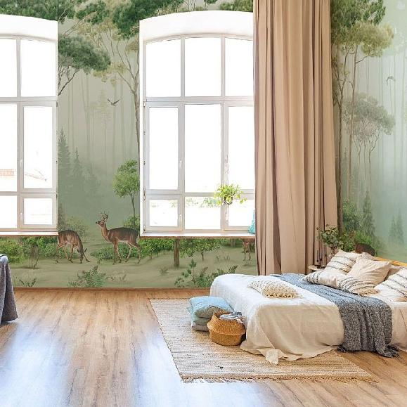 Панно Ortograf 34120 Forest Melody Green