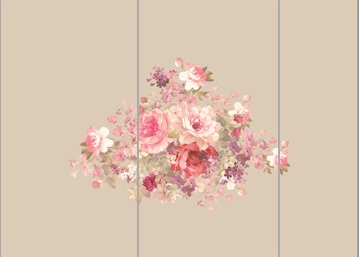 Панно Loymina V9 008 B-4 French bouquet
