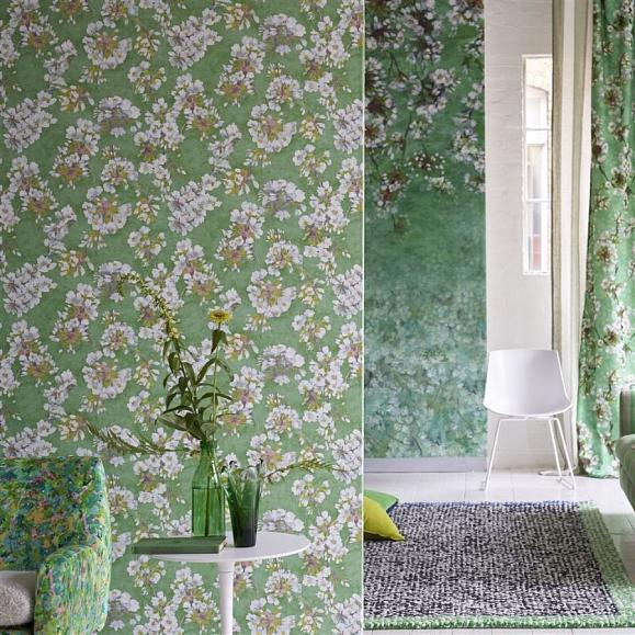 Обои Designers Guild PDG1148/02 Fleur D'Assam Emerald