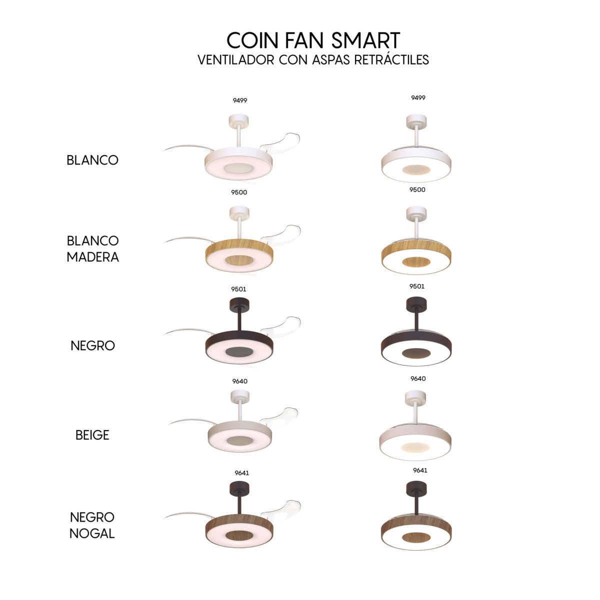 Люстра-вентилятор Mantra Coin Fan 9640