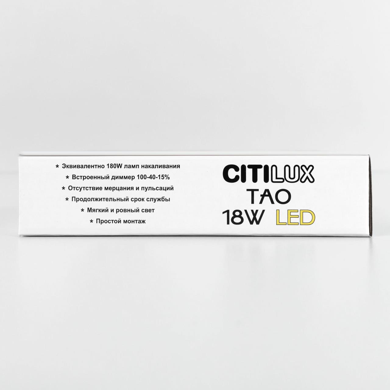 Накладной светодиодный светильник Citilux Тао CL712182N