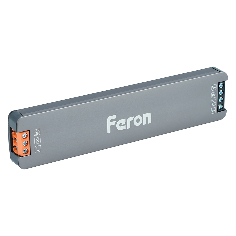 Трансформатор для светодиодной ленты Feron LB010 200W 24V IP20 53148