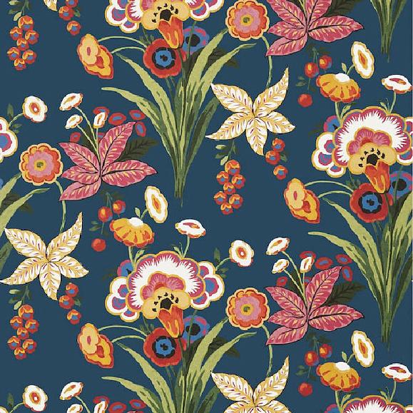Обои Thibaut T20854 Pasadena Navy