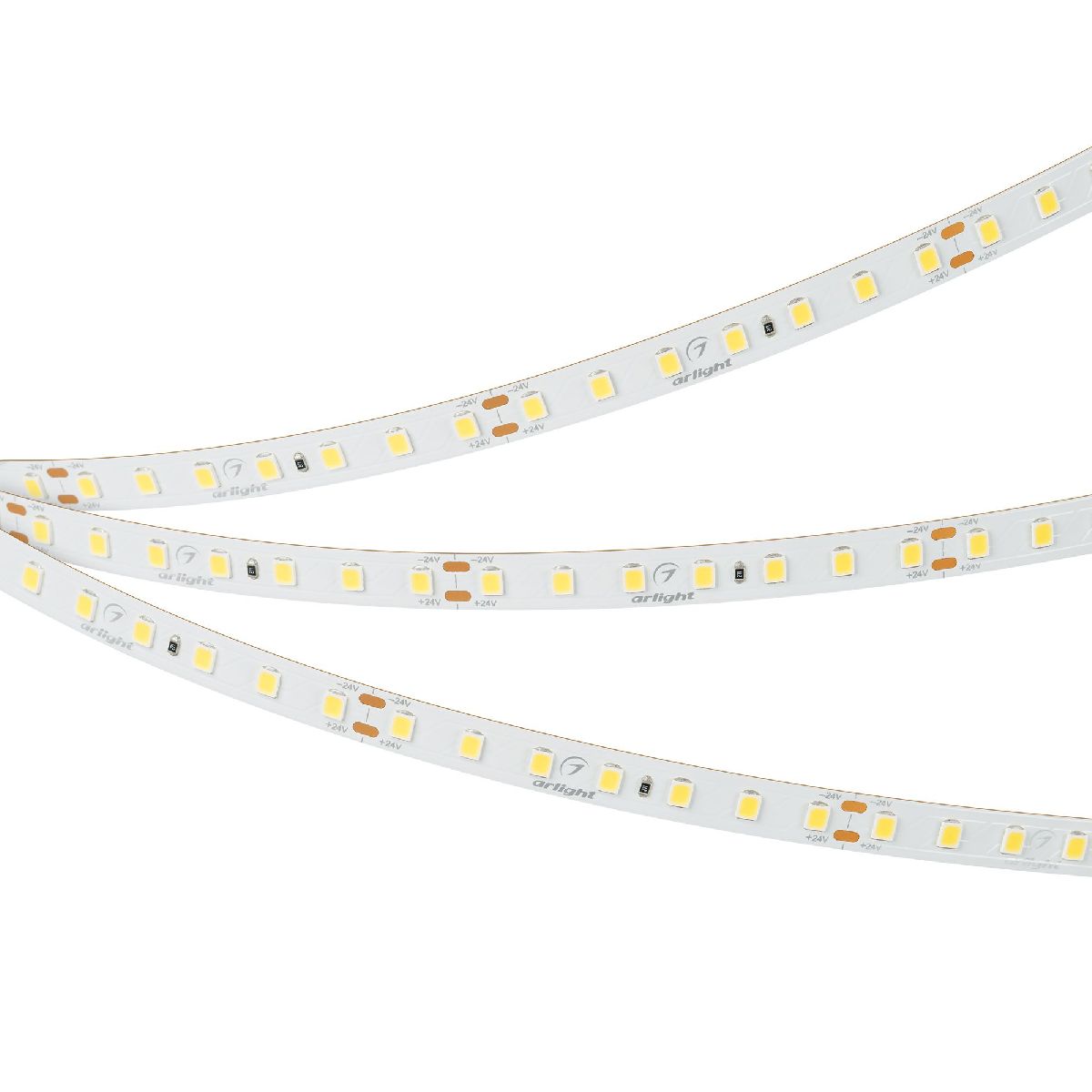 Светодиодная лента Arlight UL-A112-8mm 24V Warm2400 (12 W/m, IP20, 5m) 052748