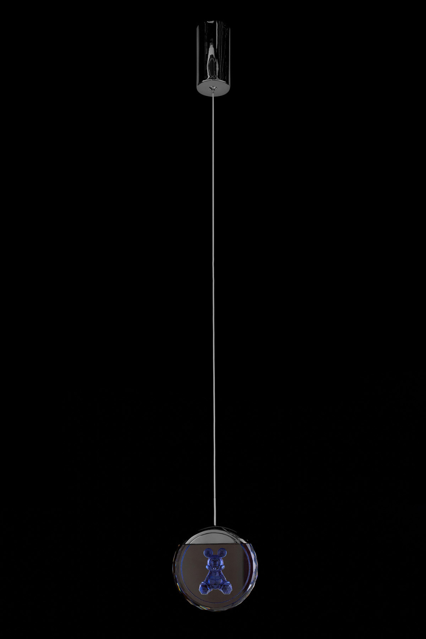 Подвесной светильник Mickey LE7714/1BL Black Chrome