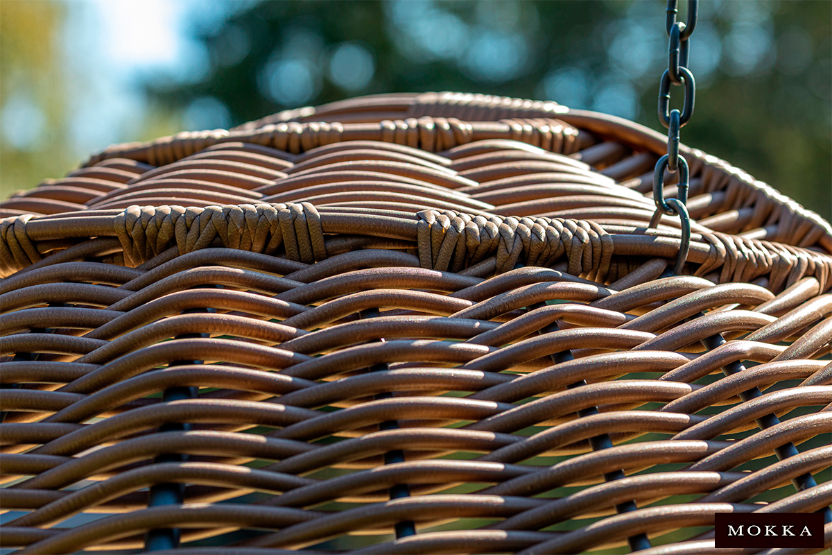 MOKKA МАЙОРКА / MAJORCA подвесное кресло двухместное, цвет капучино