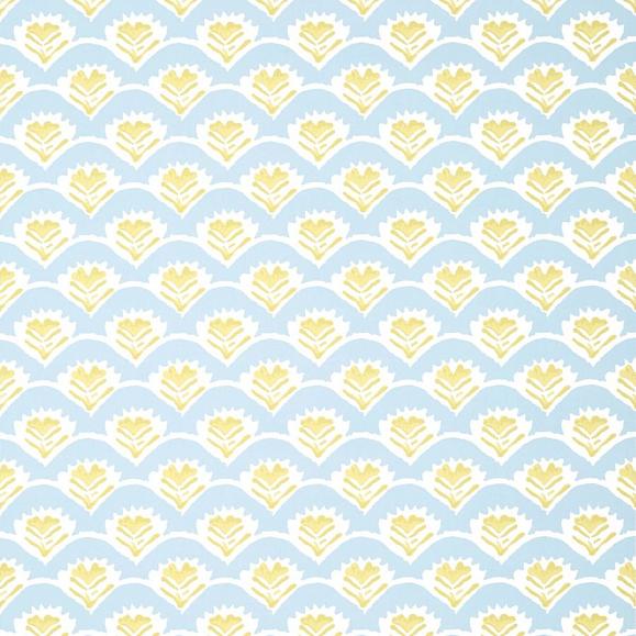 Обои Thibaut T16253 Emily Yellow and Blue
