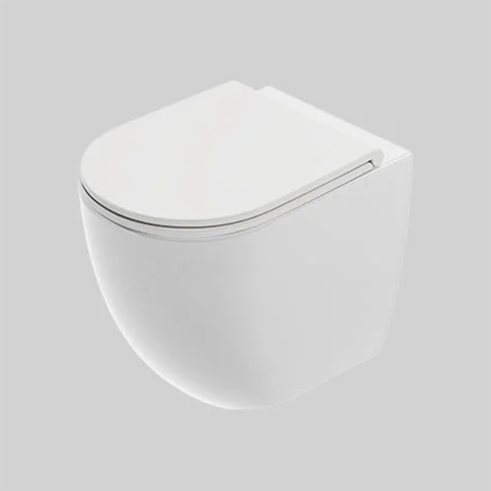 Artceram Vita Унитаз напольный Reel, 36x52 см, цвет: белый матовый/покрытие Saniglaze
