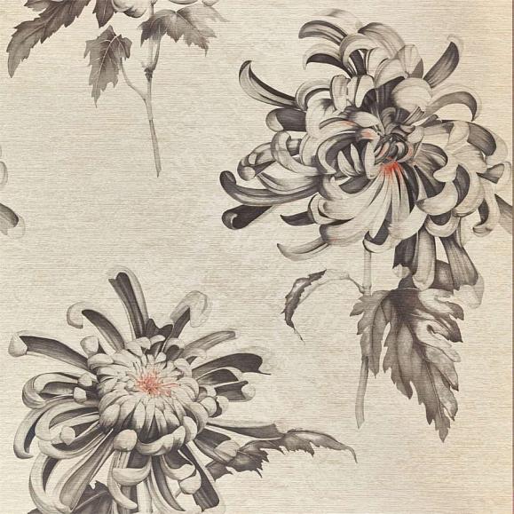 Обои Zoffany 312734 Evelyn Koi/Vine Black