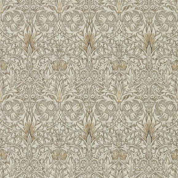 Обои Morris 216822 Snakeshead Stone/Cream