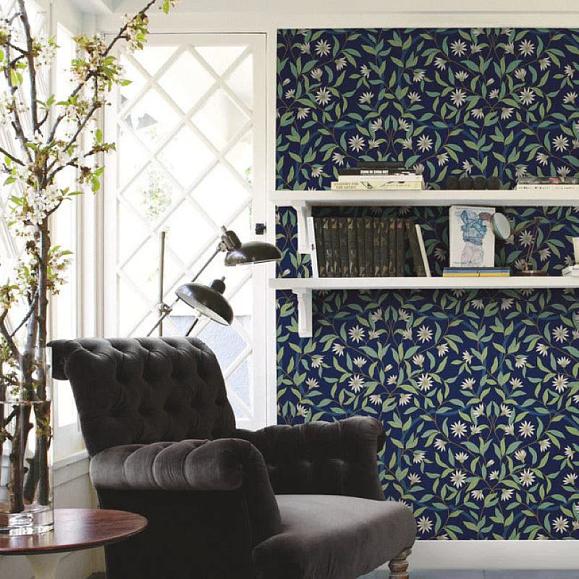 Обои York GO8251 Jasmine Indigo