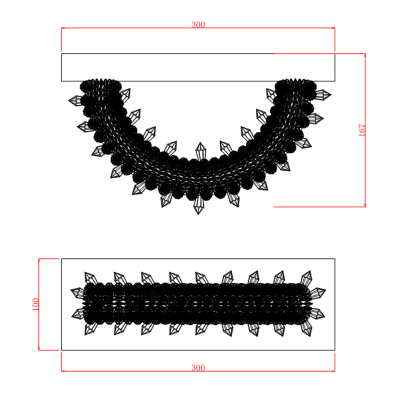 Настенный светильник Delight Collection MD-012 MD-0120B-wall chrome