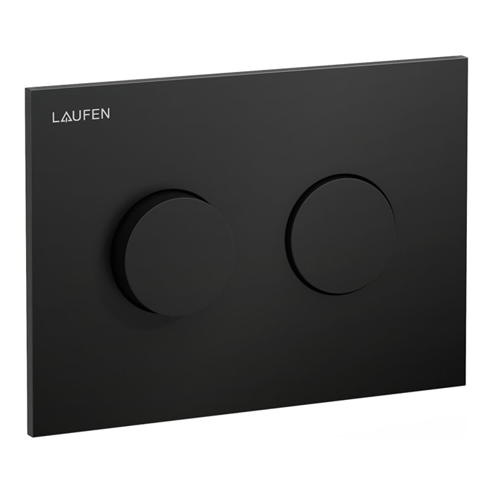 Laufen INEO GROOVE Клавиша смыва, цвет: черный матовый