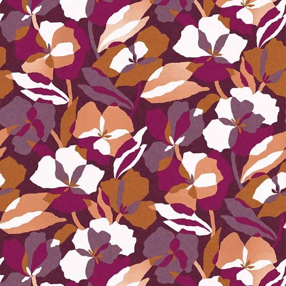 Обои Casamance 76581018 Amaryllis Pourpre/ambre