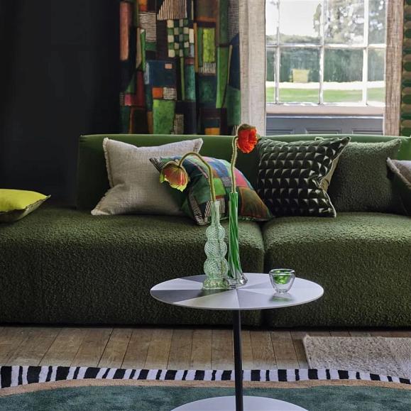 Подушка CCDG1597, Marquise Velvet, Fern, Designers Guild 50 x 50см