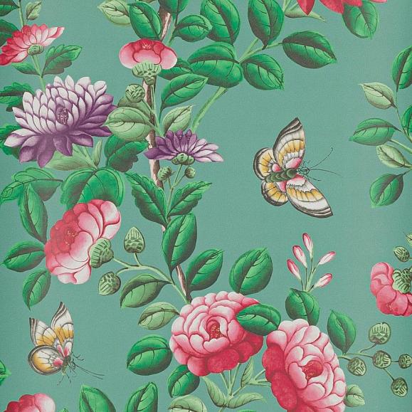 Обои Manuel Canovas 03113-03 Nankin Emeraude