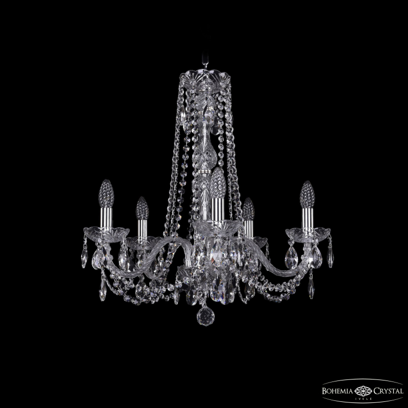 Подвесная люстра Bohemia Ivele Crystal 1402/5/195/h-58 Ni