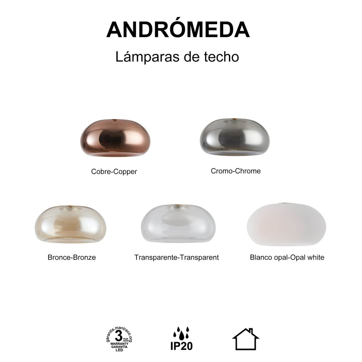 Плафон Mantra Andromeda 9352