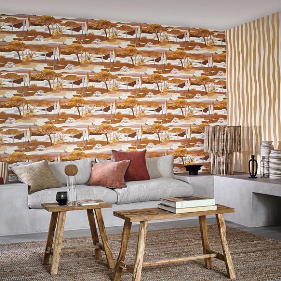 Обои Casamance 75870304 Cap Ferret Ocre/nude