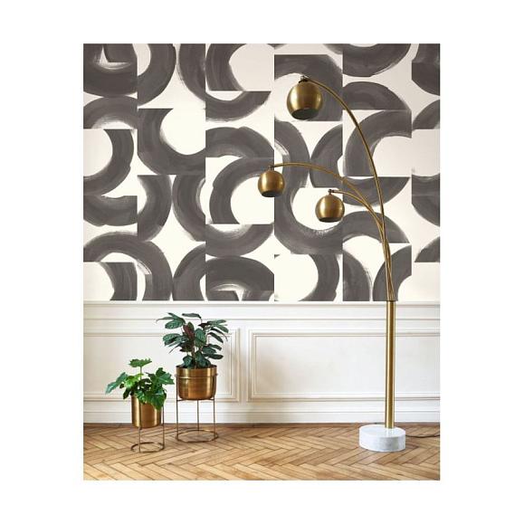 Обои Casadeco 88459717 Not A Circle Charbon