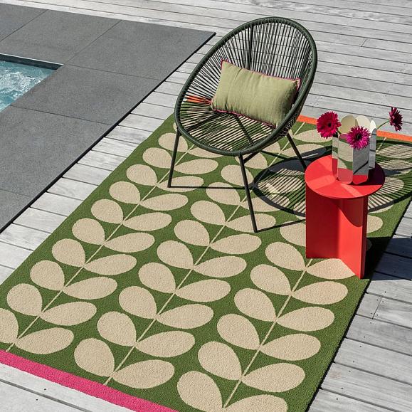 Ковер Orla Kiely 463607(140x200) Solid Stem Outdoor Basil 140x200 см